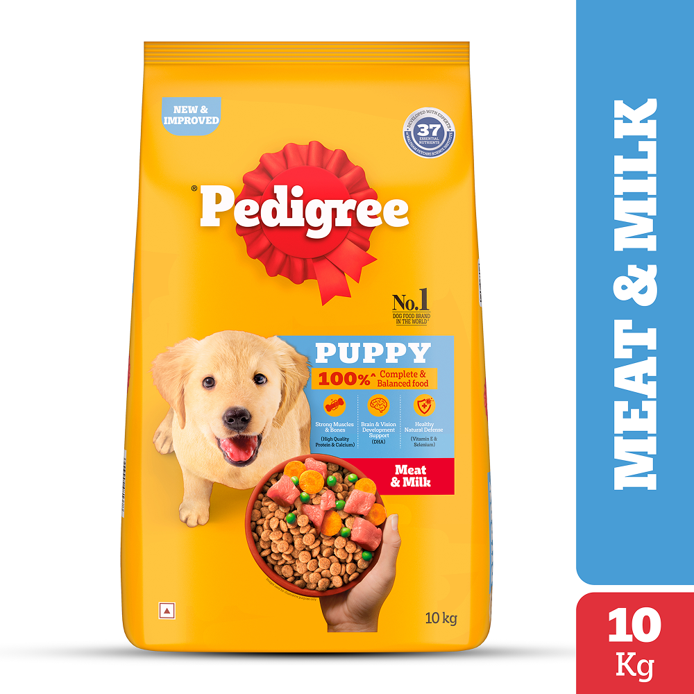 Pedigree Meat & Milk Puppy Dry Food Dogs- Dry Food Pedigree 10kg