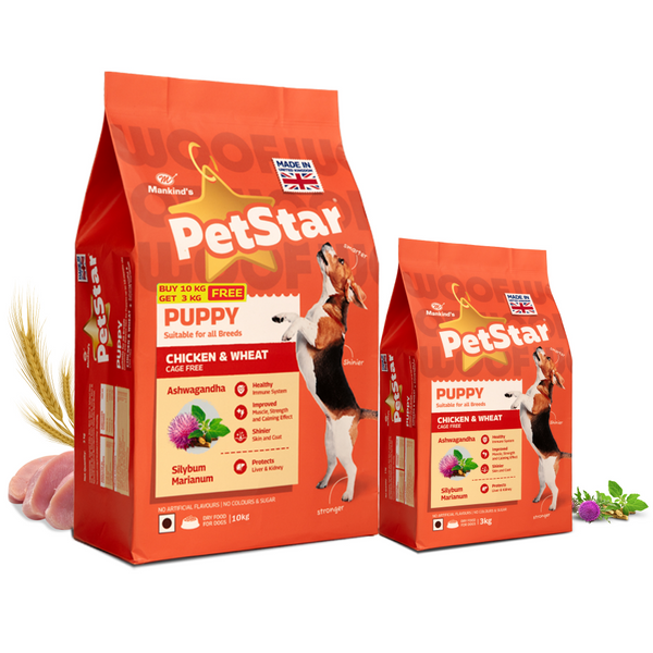 Mankind Petstar Chicken and Wheat Puppy Dry Food