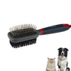 GiGwi Double Sided Brush with Bristles and Pins for Dogs and Cats (Black) Dogs-Grooming Supplies GiGwi