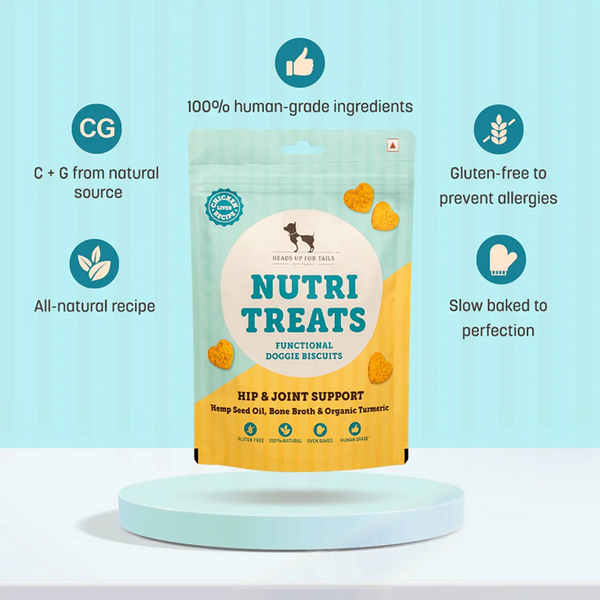 HUFT Gluten Free Nutri Chicken Liver Recipe Hip & Joint Support Dog Treats