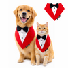 Dogobow Tuxedo Bandana for Dogs (Red) (Get a Bow Free) Dogs-Clothing & Accessories Dogobow Dropship S