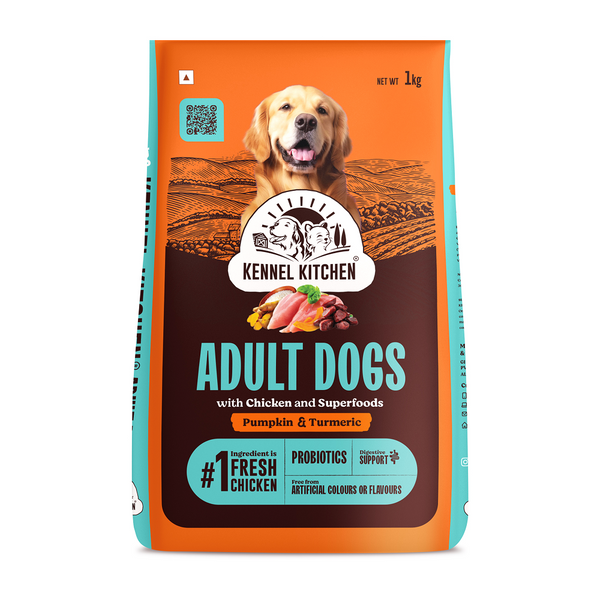 Kennel Kitchen Chicken with Superfoods Pumpkin and Turmeric Adult Dog Dry Food