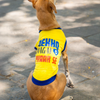 Pet Set Go Dekho Magar Pyaar Sey Tshirt for Dogs (Yellow) Dogs-Clothing & Accessories Pet Set Go Dropship