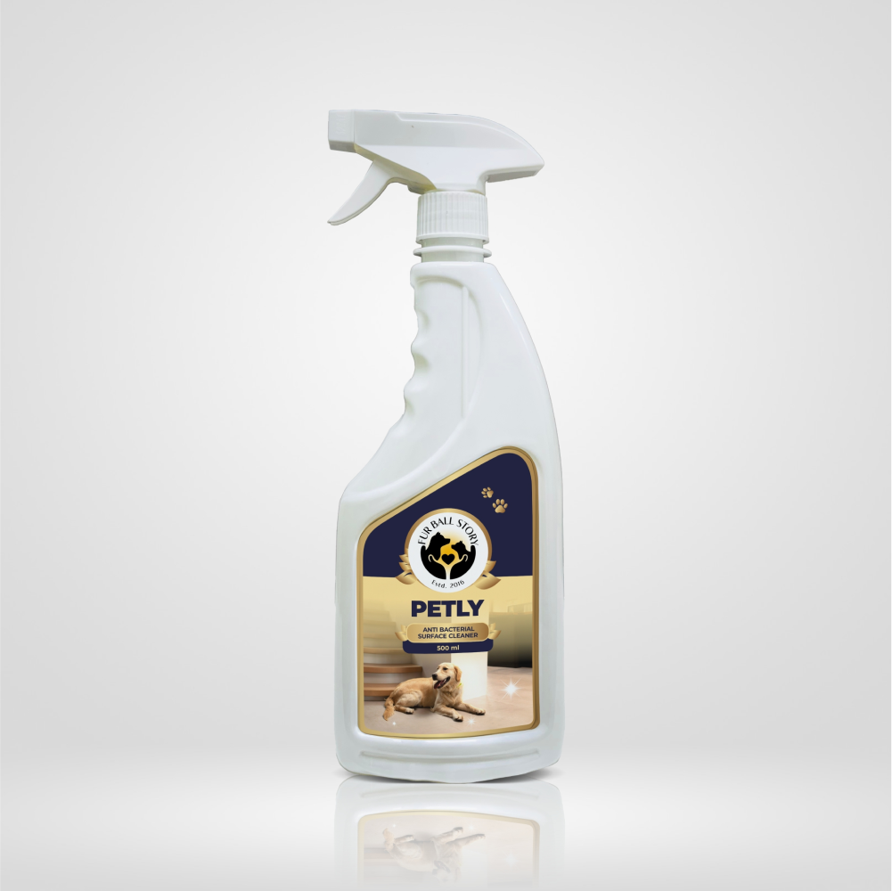 FurBall Story Petly Anti Microbial and Anti Bacterial Surface Cleaner Dogs-Health & Wellness Furball Story 500mL