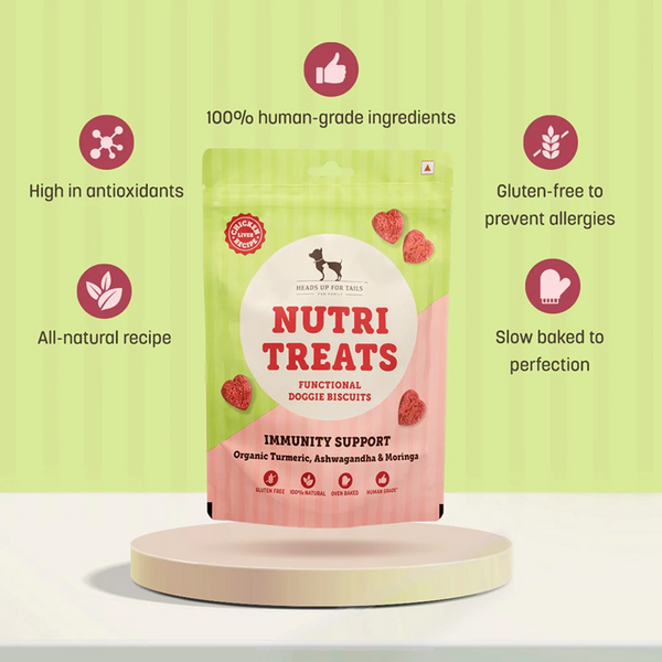 HUFT Gluten Free Nutri Chicken Liver Recipe Immunity Support Dog Treats