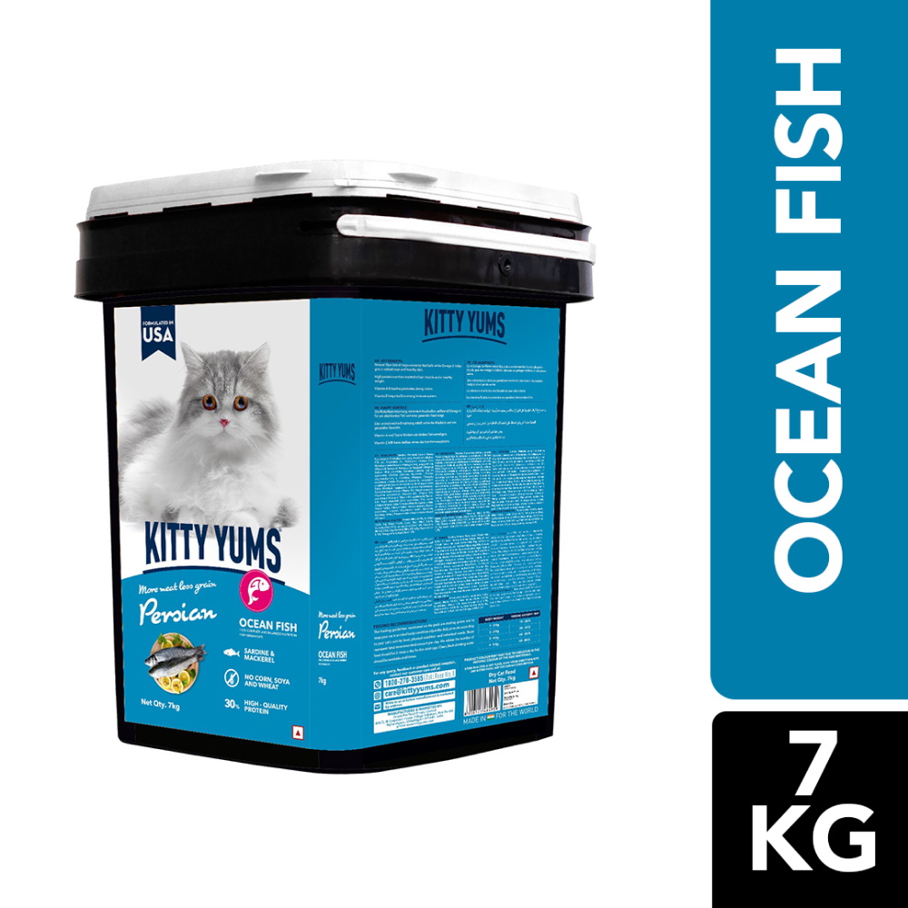 Kitty Yums Ocean Fish Persian Cat Dry Food