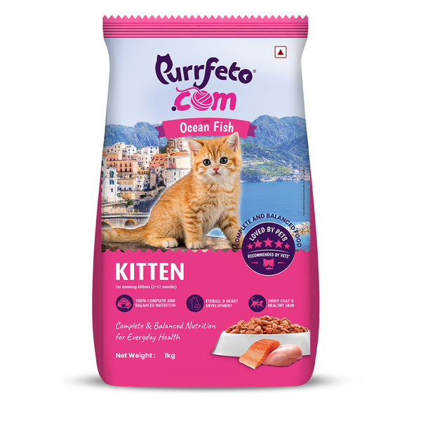 Purrfeto.com Ocean Fish Kitten Cat Dry Food