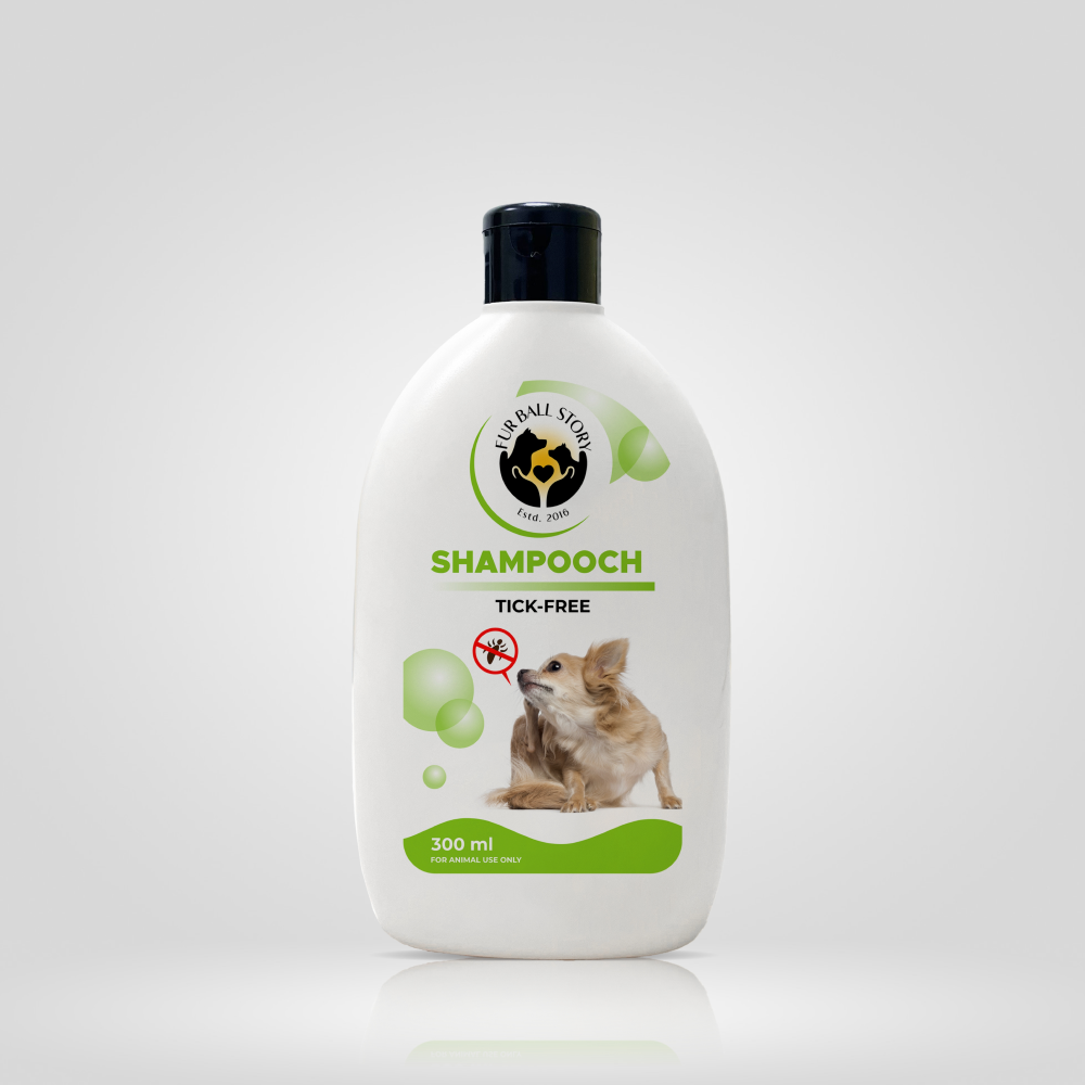 FurBall Story Shampooch Tick Free Shampoo for Dogs Dogs-Grooming Supplies Furball Story