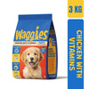 Waggies Chicken with Vitamins All Breed Puppy Dog Dry Food Dogs- Dry Food Waggies 3kg