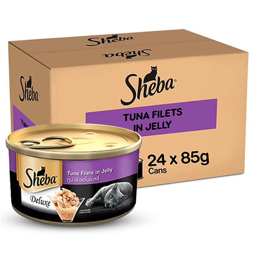 Sheba Pure Tuna Filets in Jelly Premium Cat Wet Food Cats-Wet Food Sheba