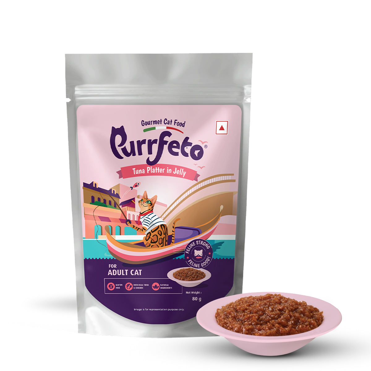 Purrfeto Tuna Recipe in Jelly Adult Cat Wet Food