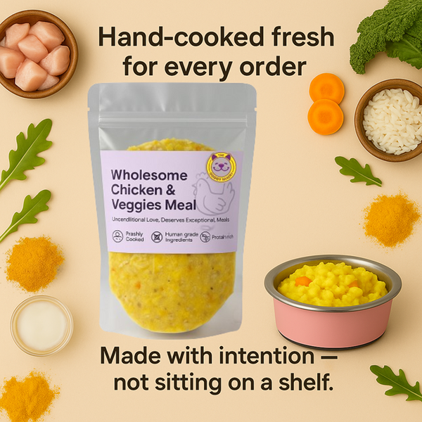 3-Day Chicken & Veggie Home Meal Pack  for Dogs by The Doggy Bakery
