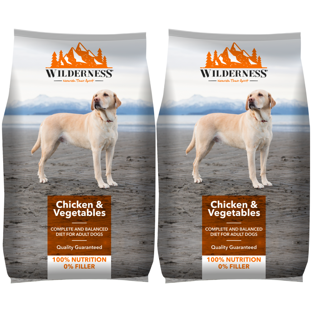 Wilderness Chicken & Vegetables Adult Dog Dry Food