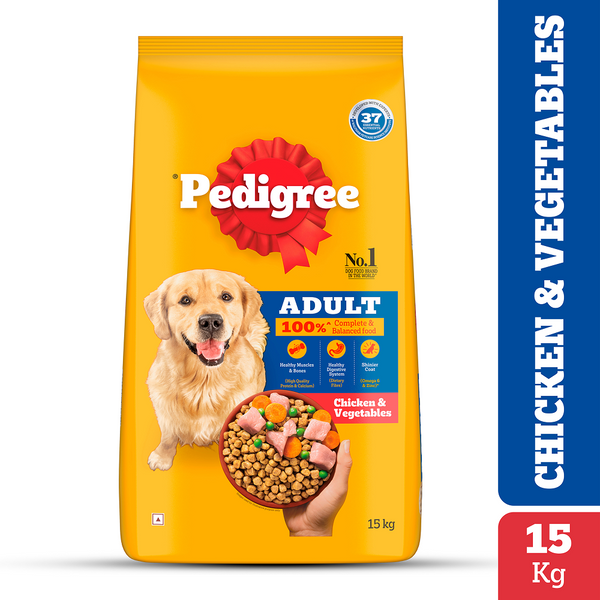 Pedigree Chicken and Vegetables Adult Dry Dog Food