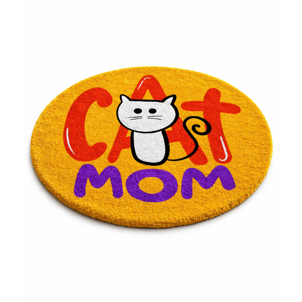 Doodlebawa Cat Mom Premium Wool Rug