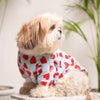 Pets Way Little Heart Tshirt for Dogs (Red) Dogs-Clothing & Accessories Pets Way Dropship XS