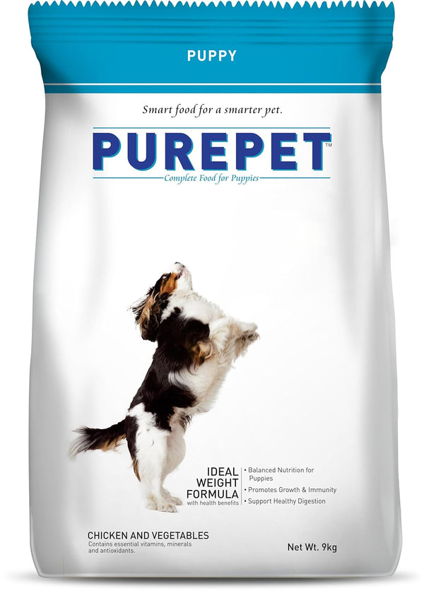 Purepet Chicken & Vegetable Puppy Dog Dry Food