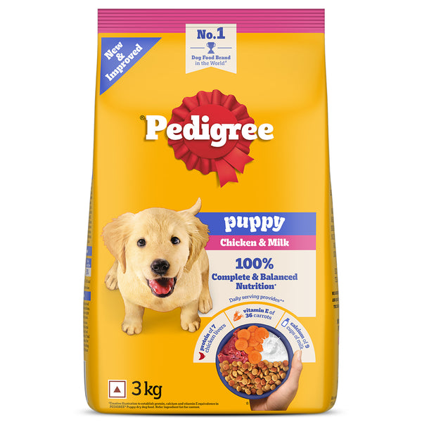 Pedigree Chicken and Milk Puppy Dog Dry Food