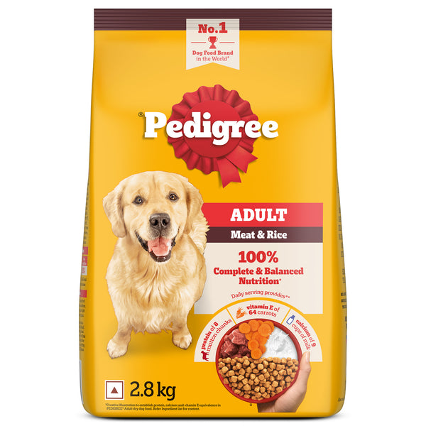Pedigree Meat & Rice Adult Dog Dry Food