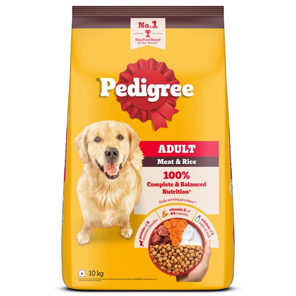 Pedigree Meat & Rice Adult Dog Dry Food