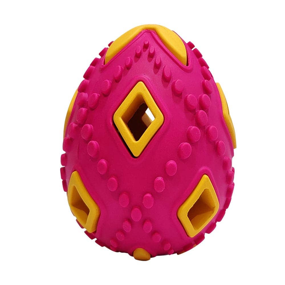 Pawsindia Egg Bell Toy for Dogs (Pink)