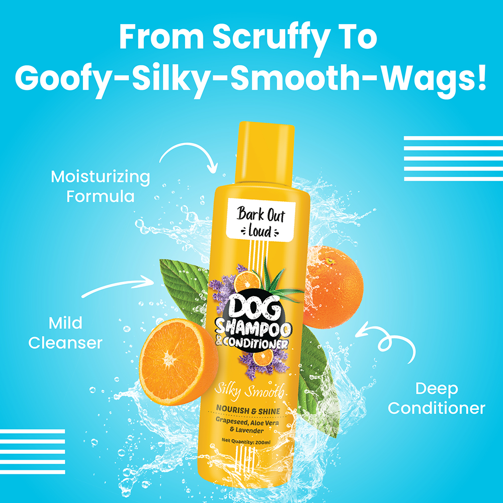 Bark Out Loud Silky Smooth Shampoo & Conditioner for Dogs