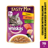 Whiskas Chicken With Salmon Wakame Seaweed in Gravy Tasty Mix Adult Cat Wet Food Cats-Wet Food Whiskas