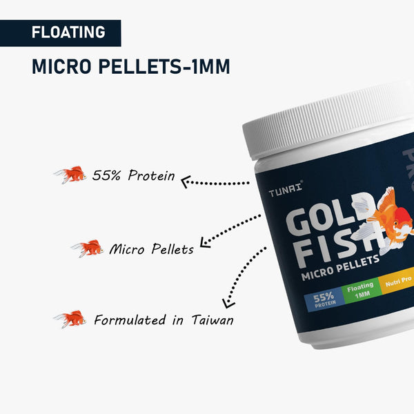 Tunai Protein Rich Premium Gold Fish Dry Food