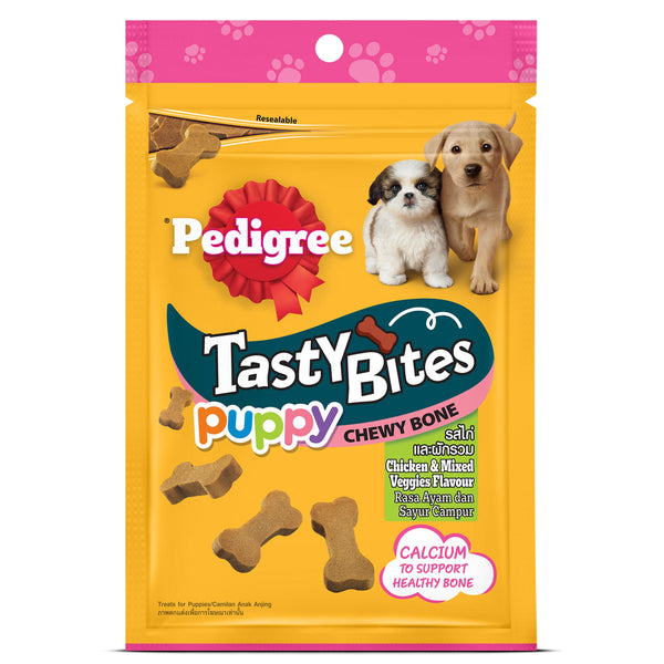 Pedigree Tasty Bites Chicken & Mixed Veggies Flavour Puppy Chewy Treats