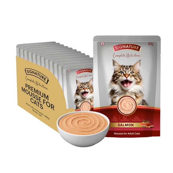 Signature Grain Zero Salmon Mousse Adult Cat Wet Food