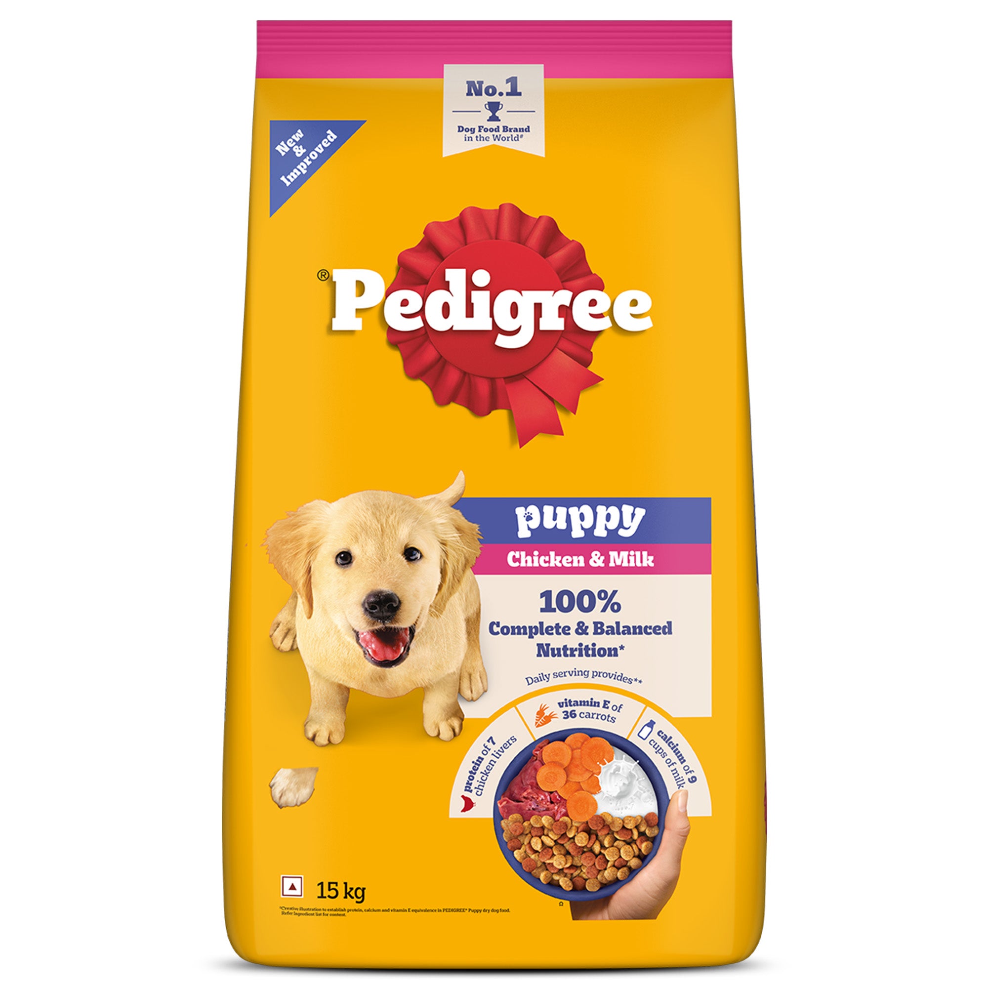 Pedigree Chicken and Milk Puppy Dog Dry Food Dogs- Dry Food Pedigree