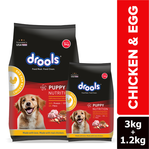 Drools Chicken and Egg Puppy Dog Dry Food