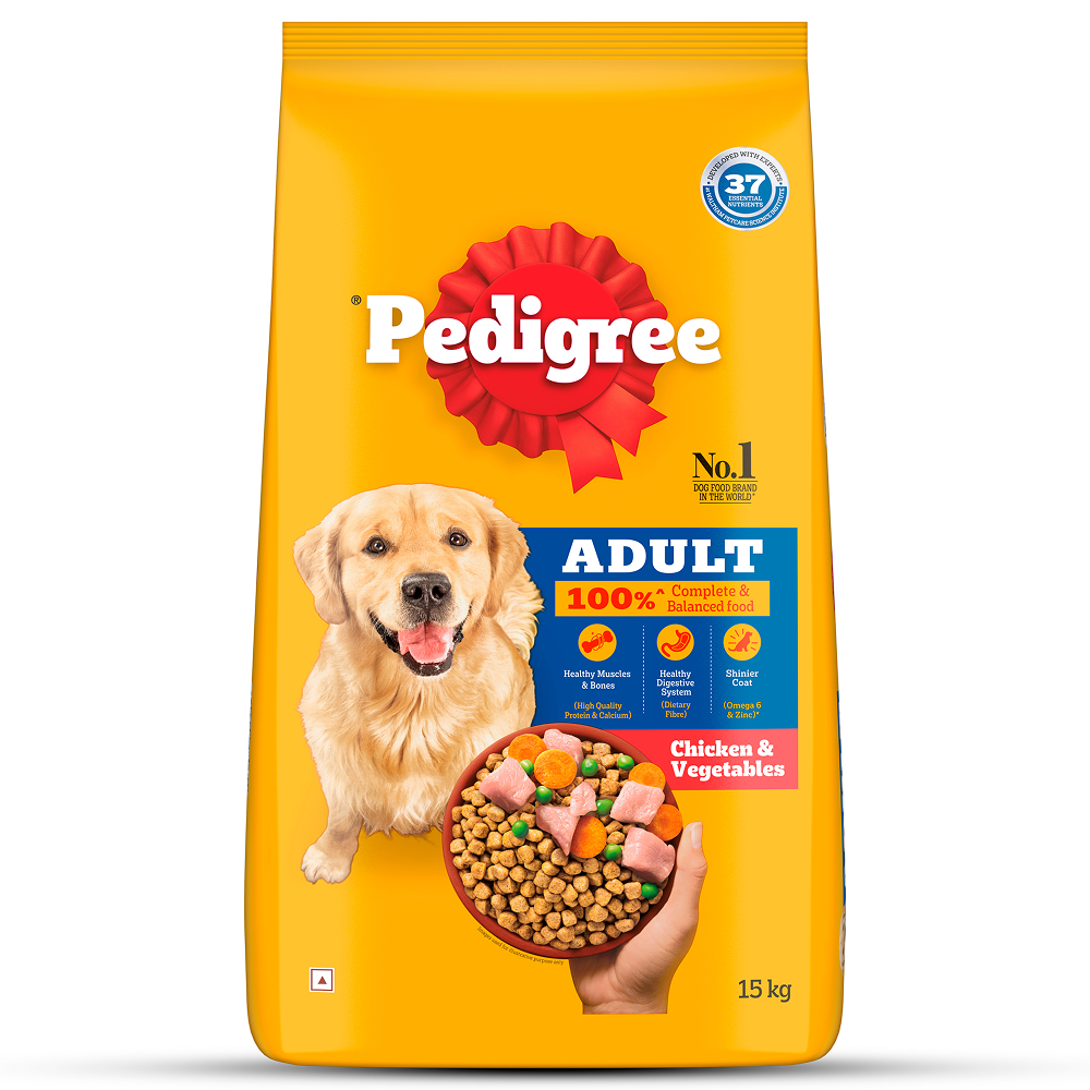 Pedigree Chicken and Vegetables Adult Dog Dry Food