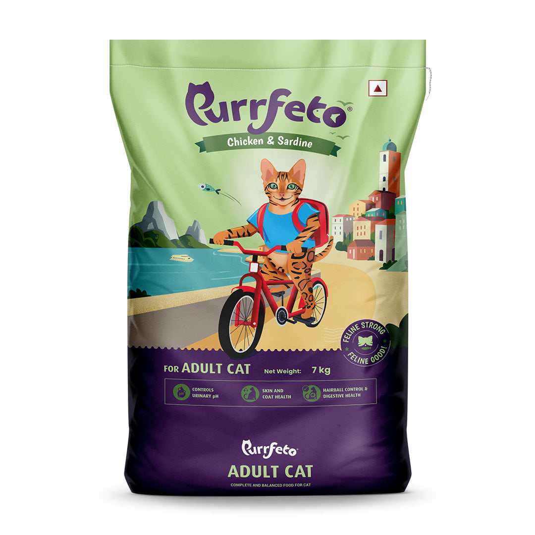 Purrfeto Chicken and Sardine Adult Cat Dry Food Cats- Dry food Purrfeto 7kg