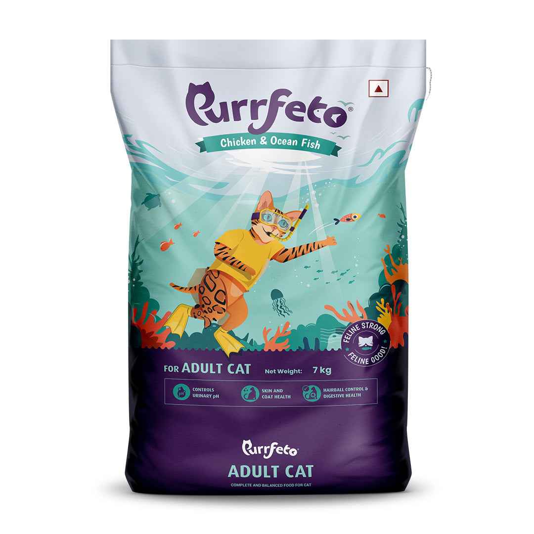 Purrfeto Chicken and Ocean Fish Cat Dry Food Cats- Dry food Purrfeto 7kg