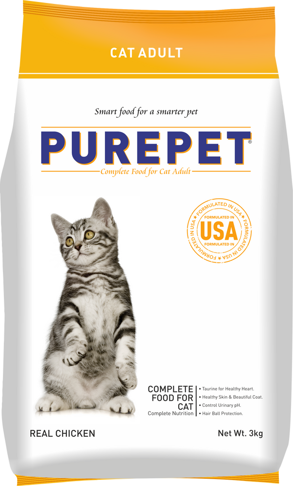 Purepet Real Chicken Adult Dry Cat Food