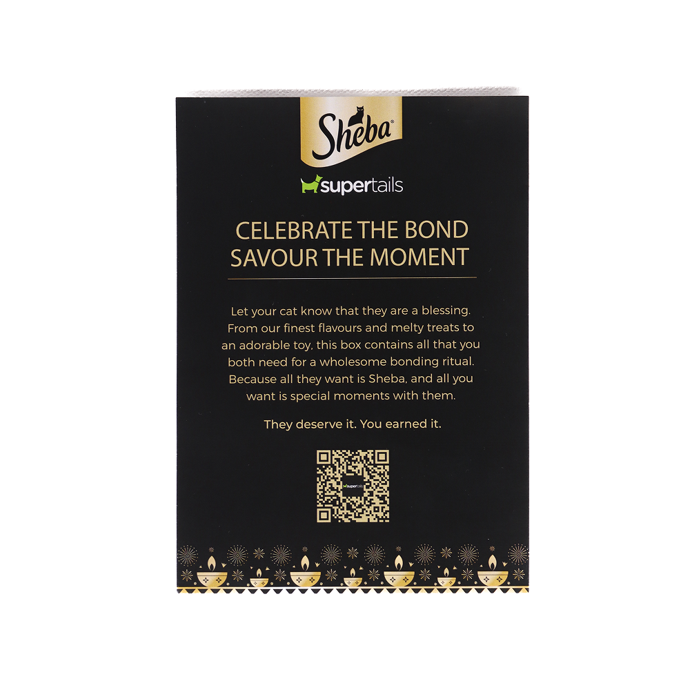 Sheba Festive Gift Box | Limited Edition Celebration Hamper for Cats | Perfect Diwali Gift