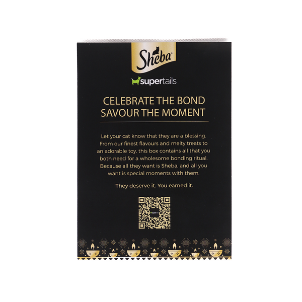 Sheba Festive Gift Box | Limited Edition Celebration Hamper for Cats | Perfect Diwali Gift