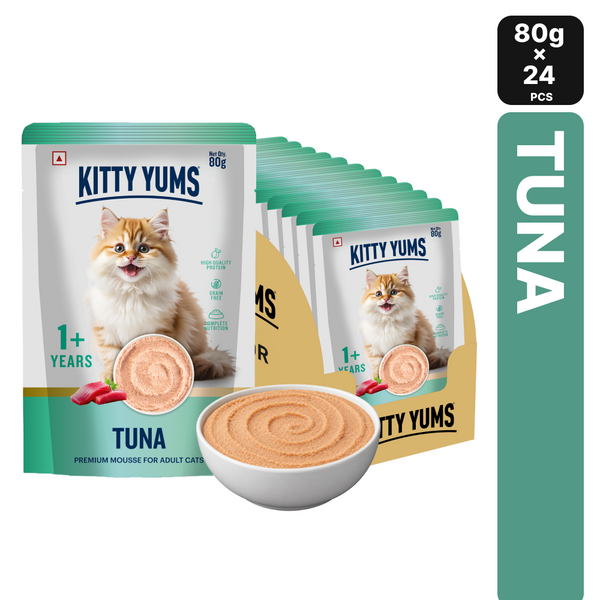 Kitty Yum Tuna Mousse Adult Cat Wet Food