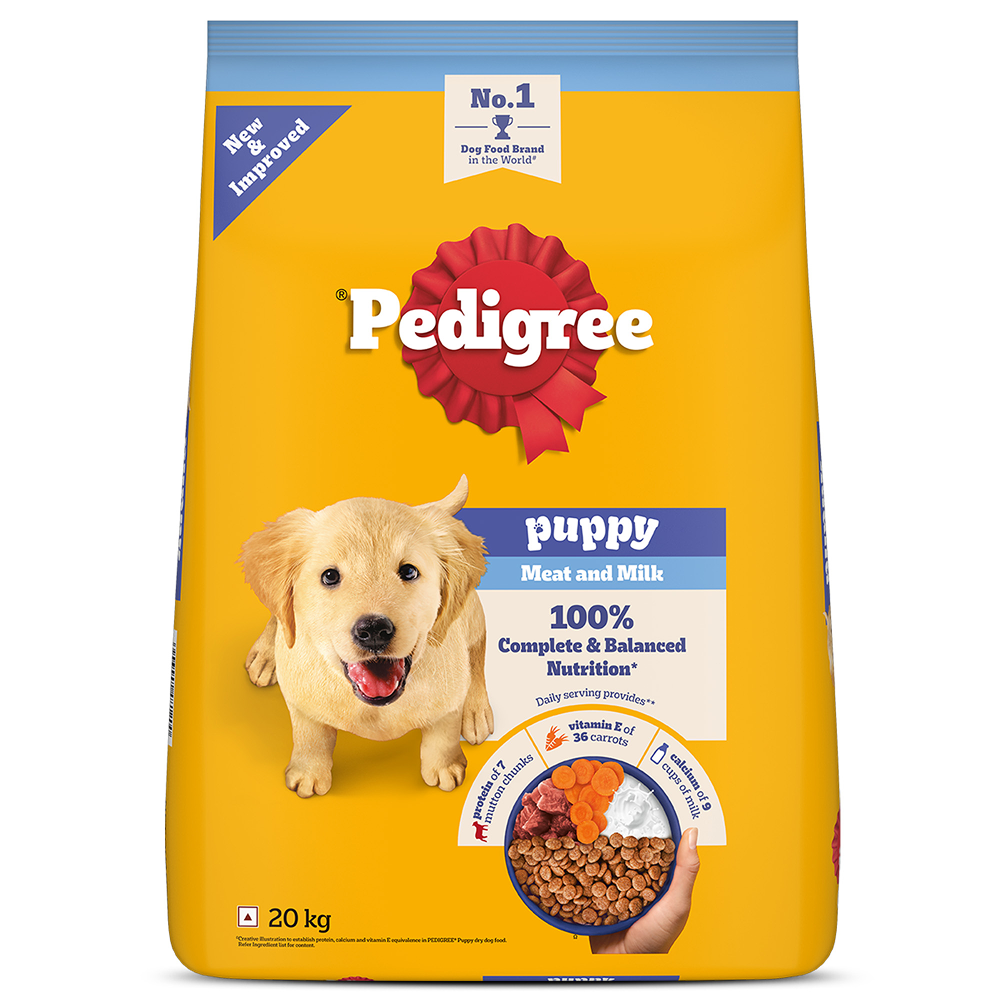 Pedigree Meat & Milk Puppy Dog Dry Food