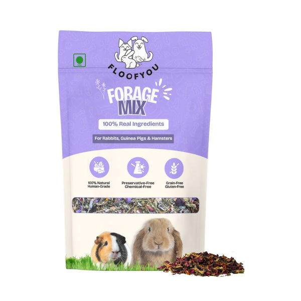 FloofYou Fibre Rich Forage Mix Rabbit Treats