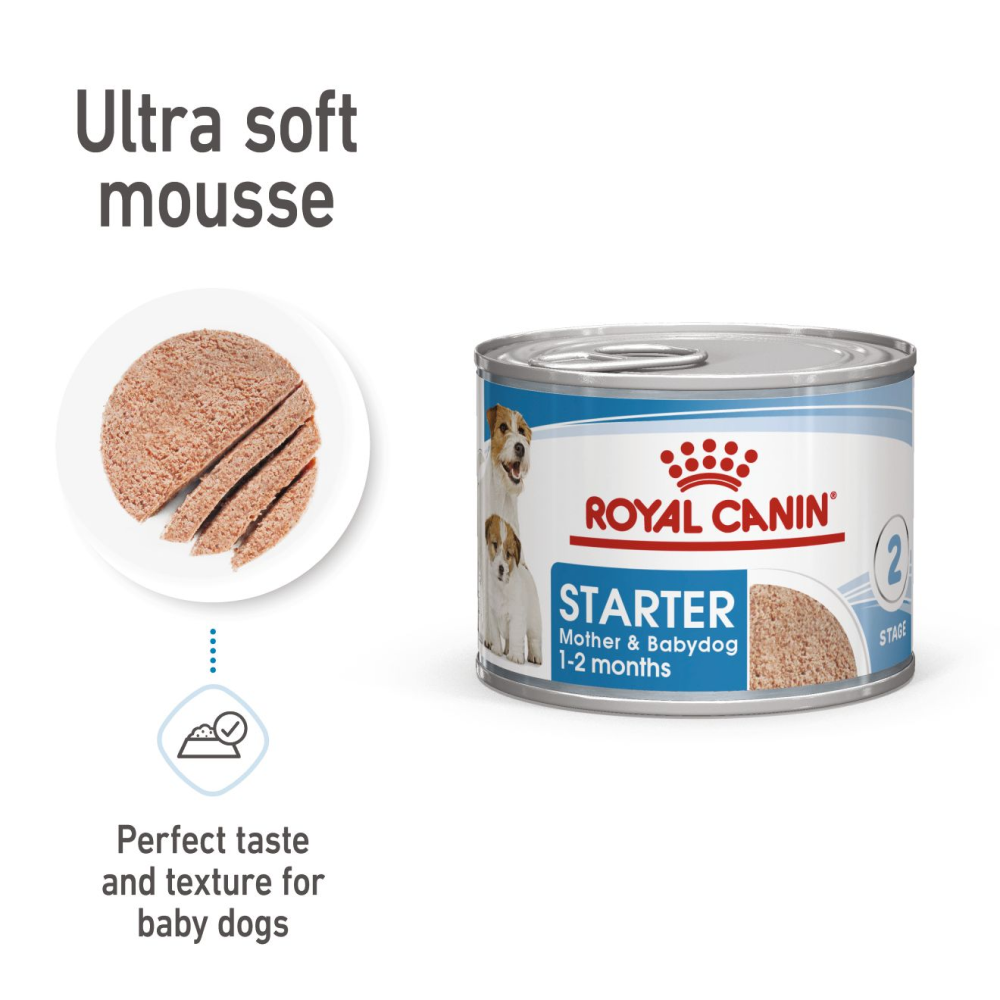Royal Canin Mousse Mother and Baby Starter Dog Wet Food Dogs-Wet Food Royal Canin