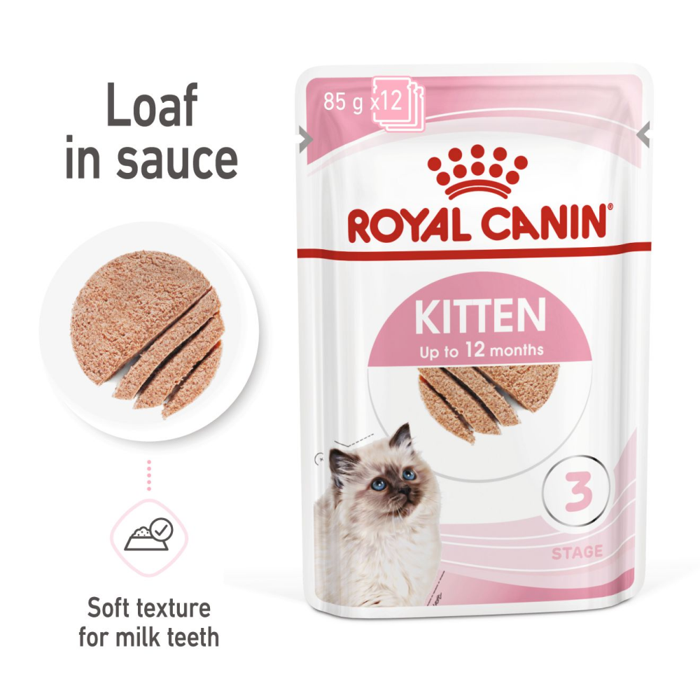 Royal Canin Kitten Loaf Cat Wet Food Cats-Wet Food Royal Canin