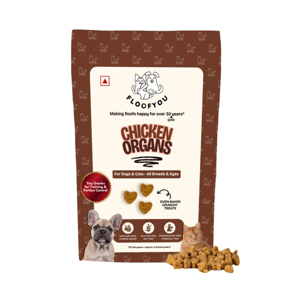 Floofyou Chicken Organs Oven Baked Cookie Dog Treats