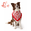 Dogobow Hearty Red Ruffle Bandana for Dogs (Red) Dogs-Clothing & Accessories Dogobow Dropship XS