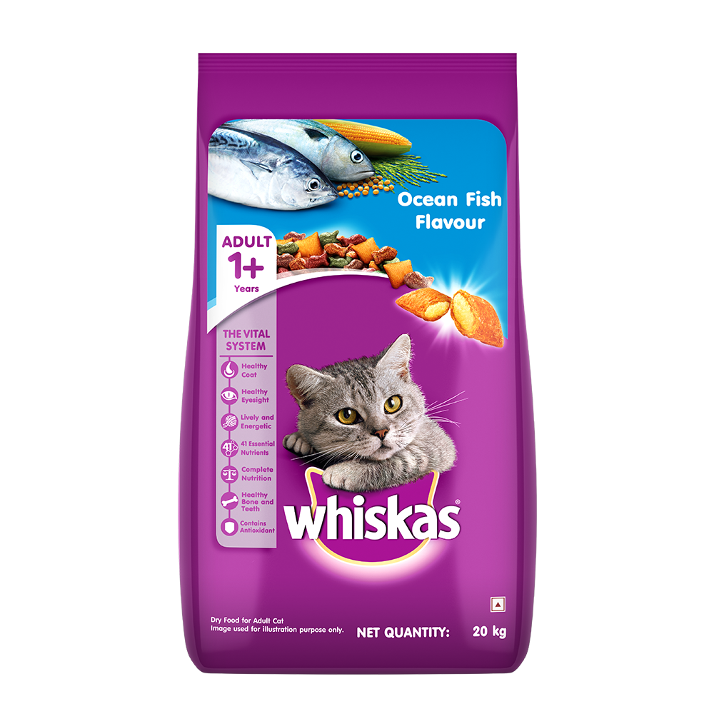 Whiskas Ocean Fish Flavour Adult Cat Dry Food