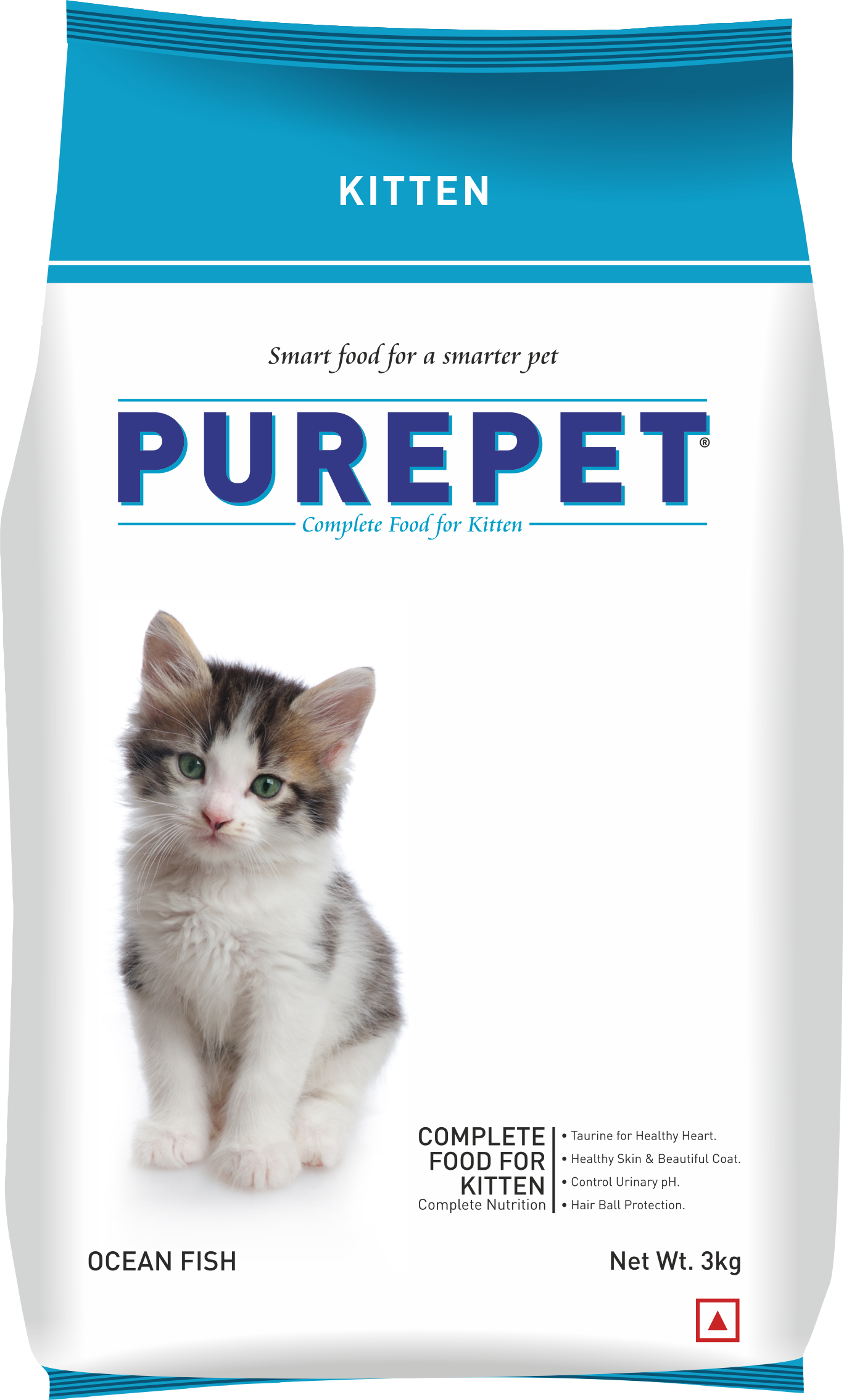 Purepet Ocean Fish Kitten Dry Food Cats- Dry food Purepet