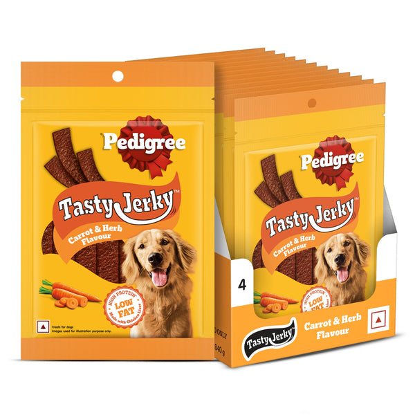 Pedigree Carrot & Herb Tasty Jerky Dog Treats