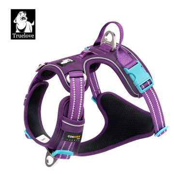 Truelove No Pull Cordura Harness for Dogs (Purple)