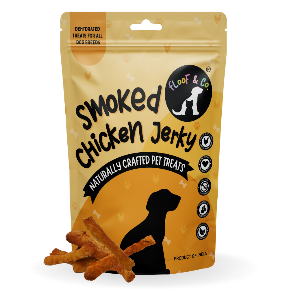Floof & Co Smoked Chicken Jerky Dog Treats Sample Floof & Co